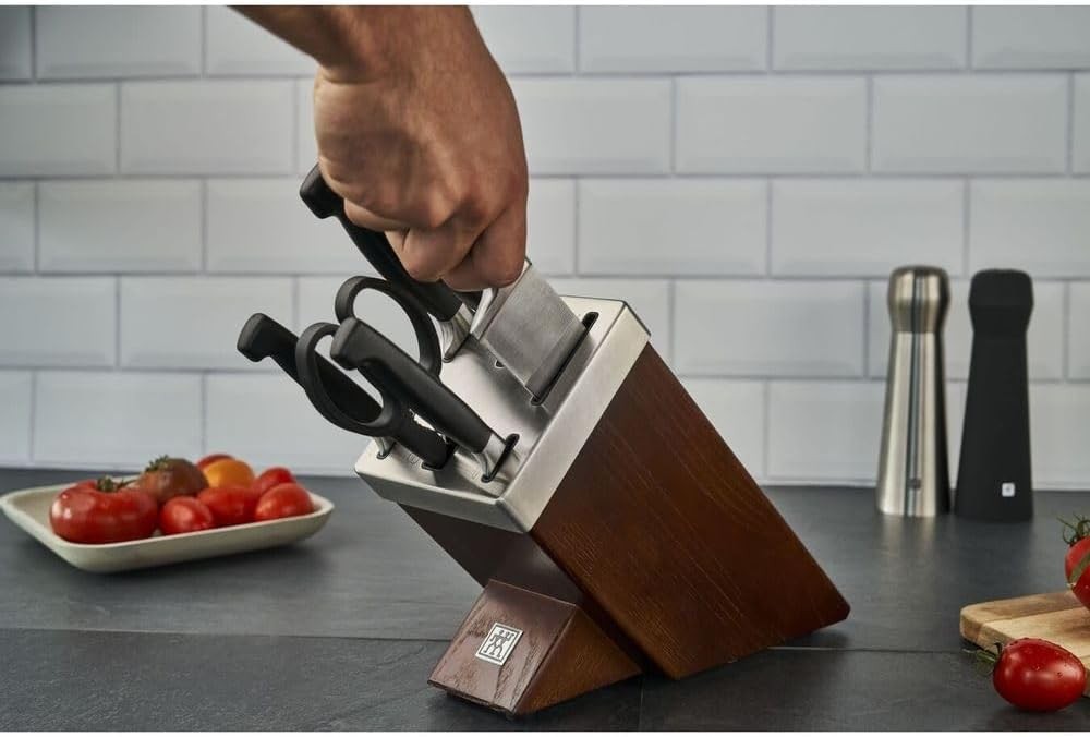 Zwilling Kendinden Bilemeli Bıçak Bloklu 7 Parça Bıçak Seti