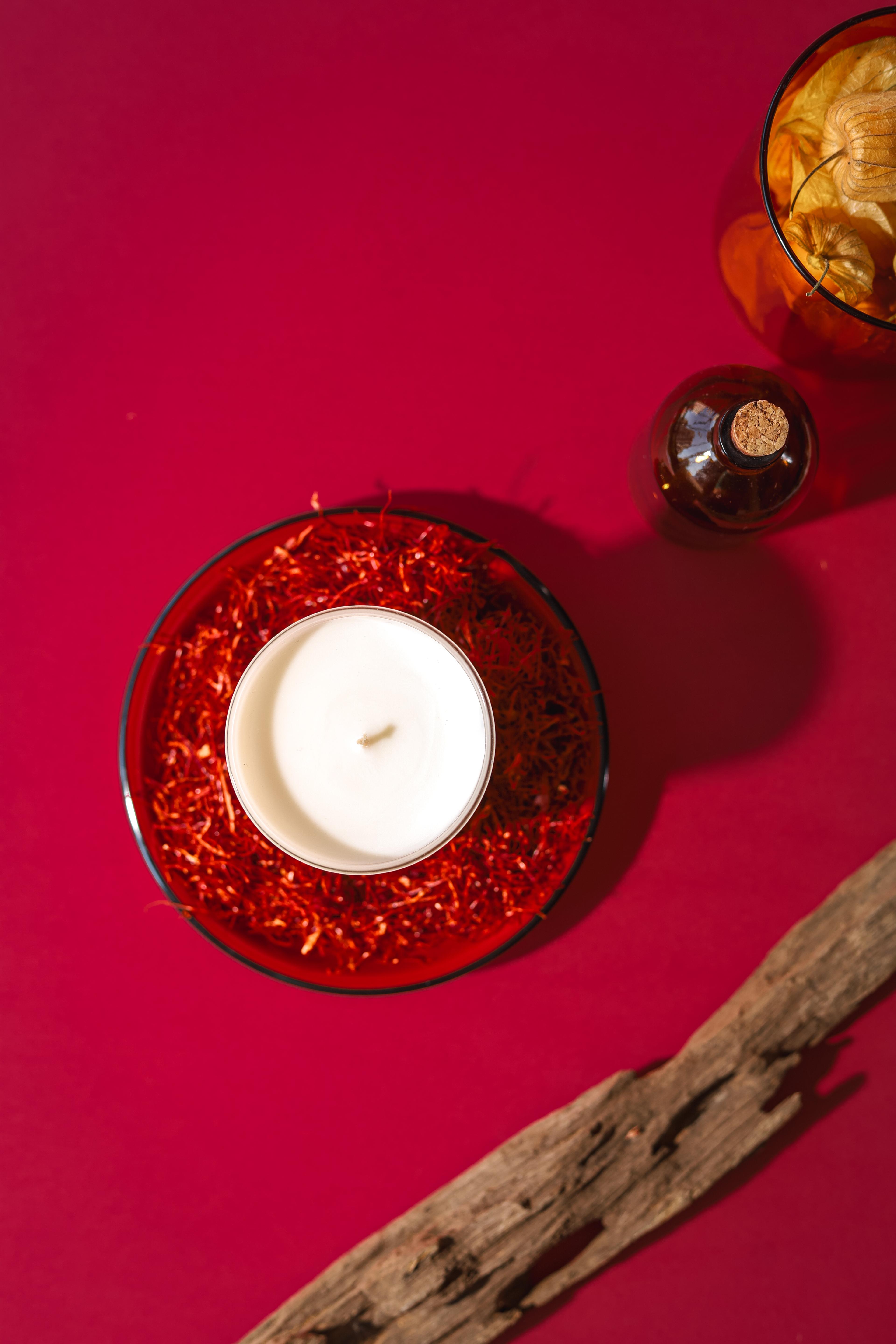 Crimson Saffron Cam Mum - Medium