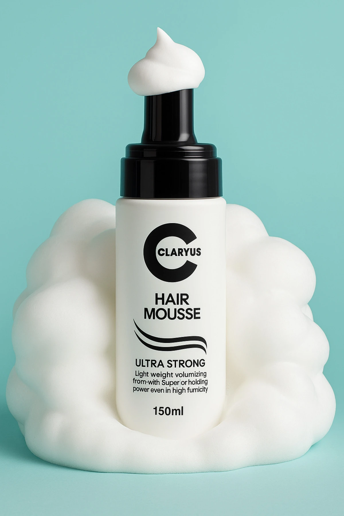 Claryus Saç Köpüğü Ultra Güçlü Tutuş 150 ml İnce Telli Saçlara Hacim Veren Saç Köpüğü