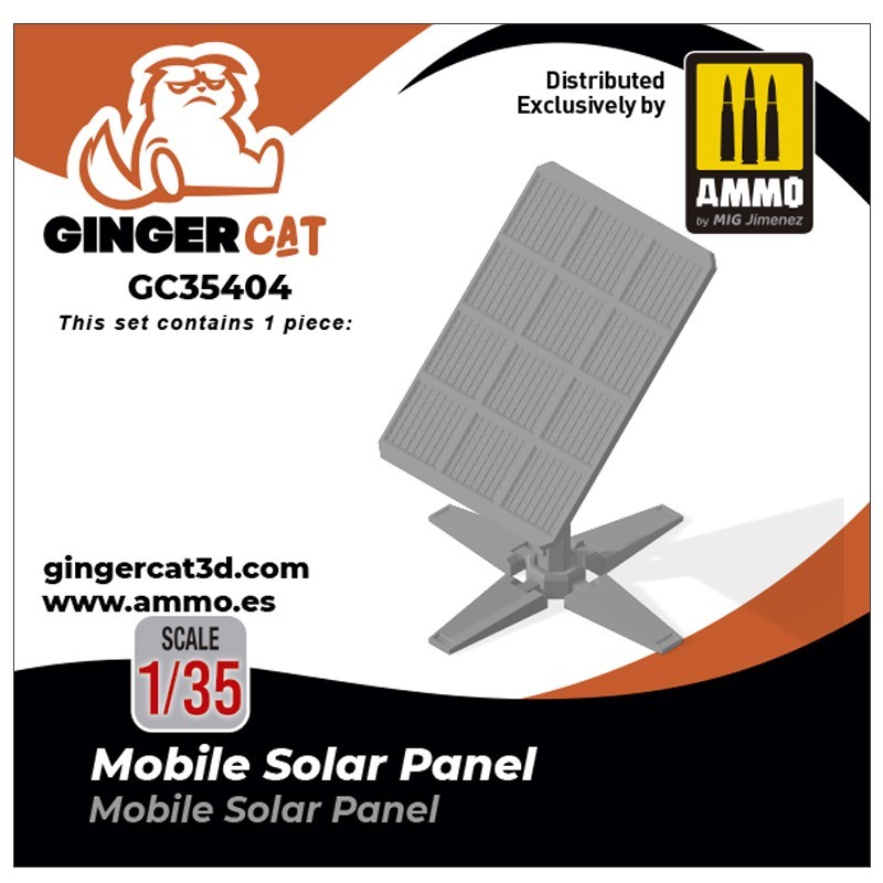 GINGER CAT 35404 1/35 Mobile Solar Panel 3d print parts