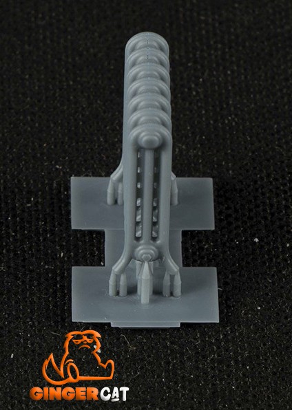 GINGER CAT 35436 1/35 Radiator with 7 Columns 3d print parts