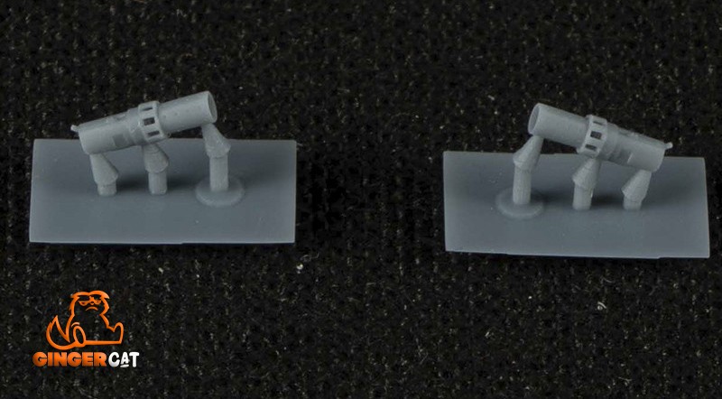 GINGER CAT 35002 1/35 Flak30 and KwK30 2cm Guns Muzzle Brake 3d print parts