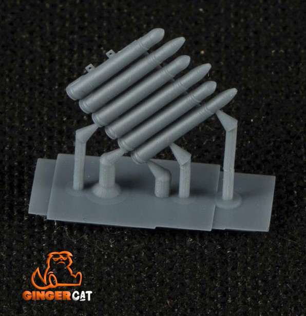 GINGER CAT 35206 1/35 3.7cm Flak36 Magazines & Ammunition Boxes 3d print parts