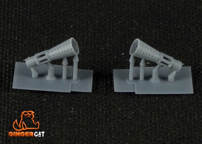 GINGER CAT 35001 1/35 3.7cm Flak43 Muzzle Brake 3d Prints Parts