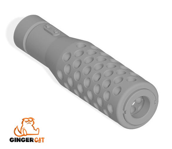 GINGER CAT 35010 1/35 88mm Tank Barrel Perforated Muzzle Brake 3d print part