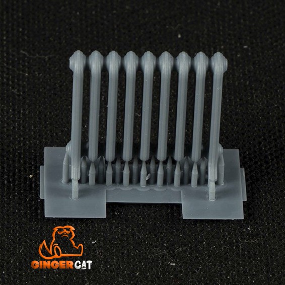 GINGER CAT 35437 1/35 Radiator with 9 Columns 3d print parts