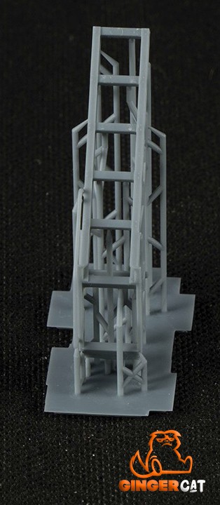 GINGER CAT 48101 1/48 F-16 Ladder 3d print part