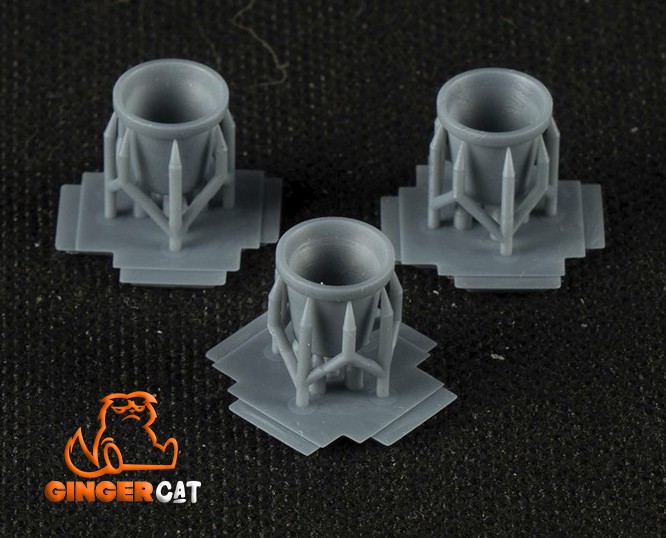 GINGER CAT 35443 1/35 Plant Pots 3d print parts