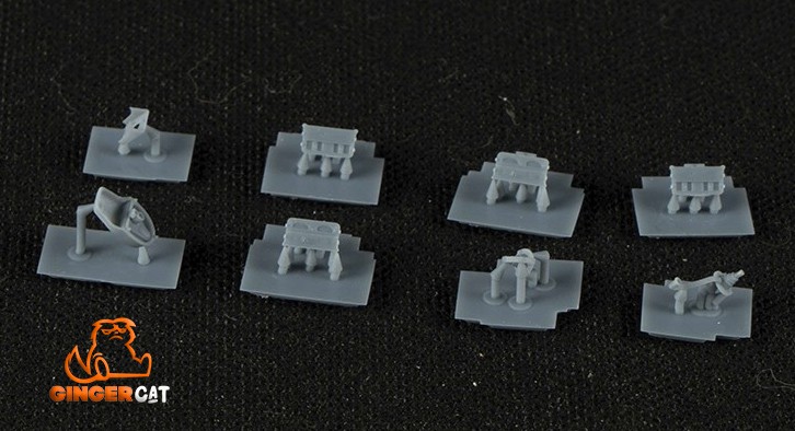 GINGER CAT 35318 1/35 Notek Tarnscheinwerfer & Convoy Light 3d print parts