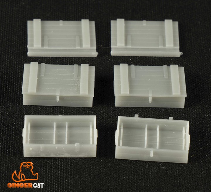 GINGER CAT 35213 1/35 7.62cm T34 Tank Ammo Crates 3d print parts