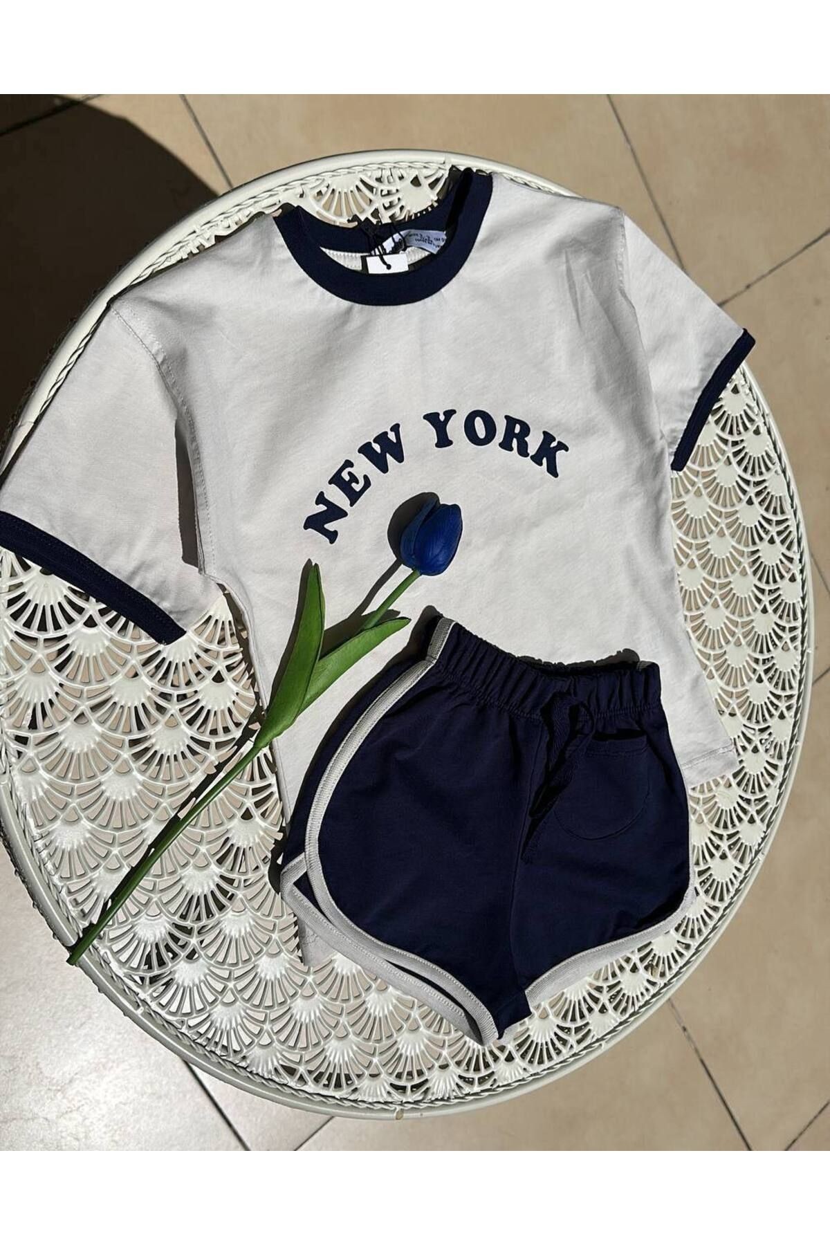 Unisex Laciel Paris Kontrast Biyeli Tenisçi Alt Üst Takım