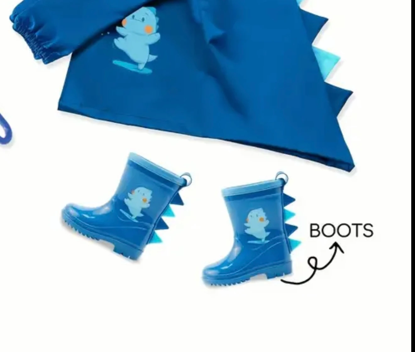 Erkek Çocuk Dinozor Detaylı Yağmur Çizmesi