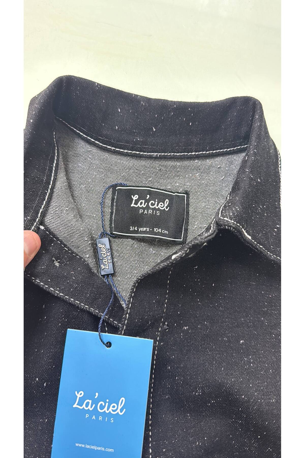 Laciel Paris Sirius Siyah Denim Alt Üst Takım