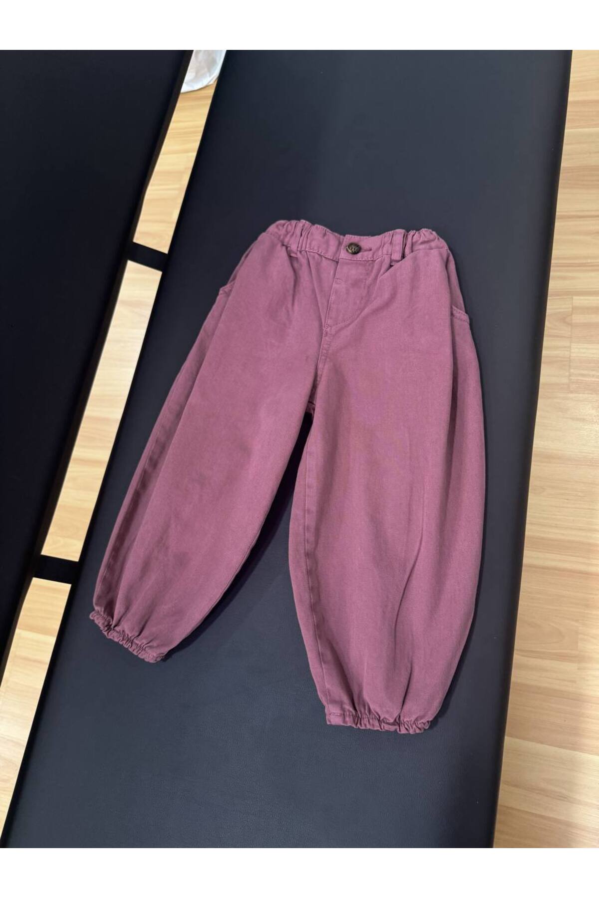 Laciel Paris Unisex Çocuk Pamuklu Oversize Pantolon – Rahat Kesim Lastikli Paça Tasarım