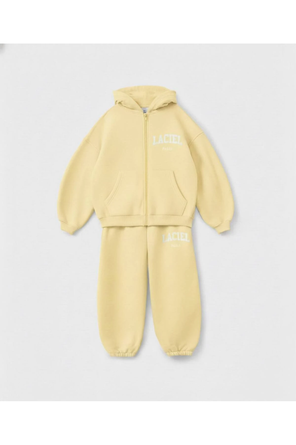 Laciel Paris Unisex Winter Club Fermuarlı Kapüşonlu Alt Üst Takım