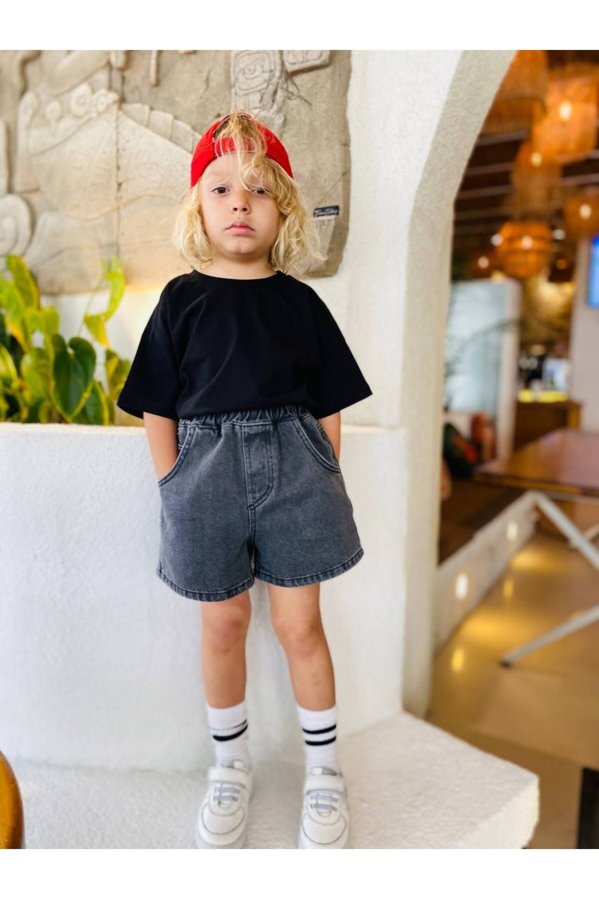 La'ciel Paris Unisex Balon Denim Siyah