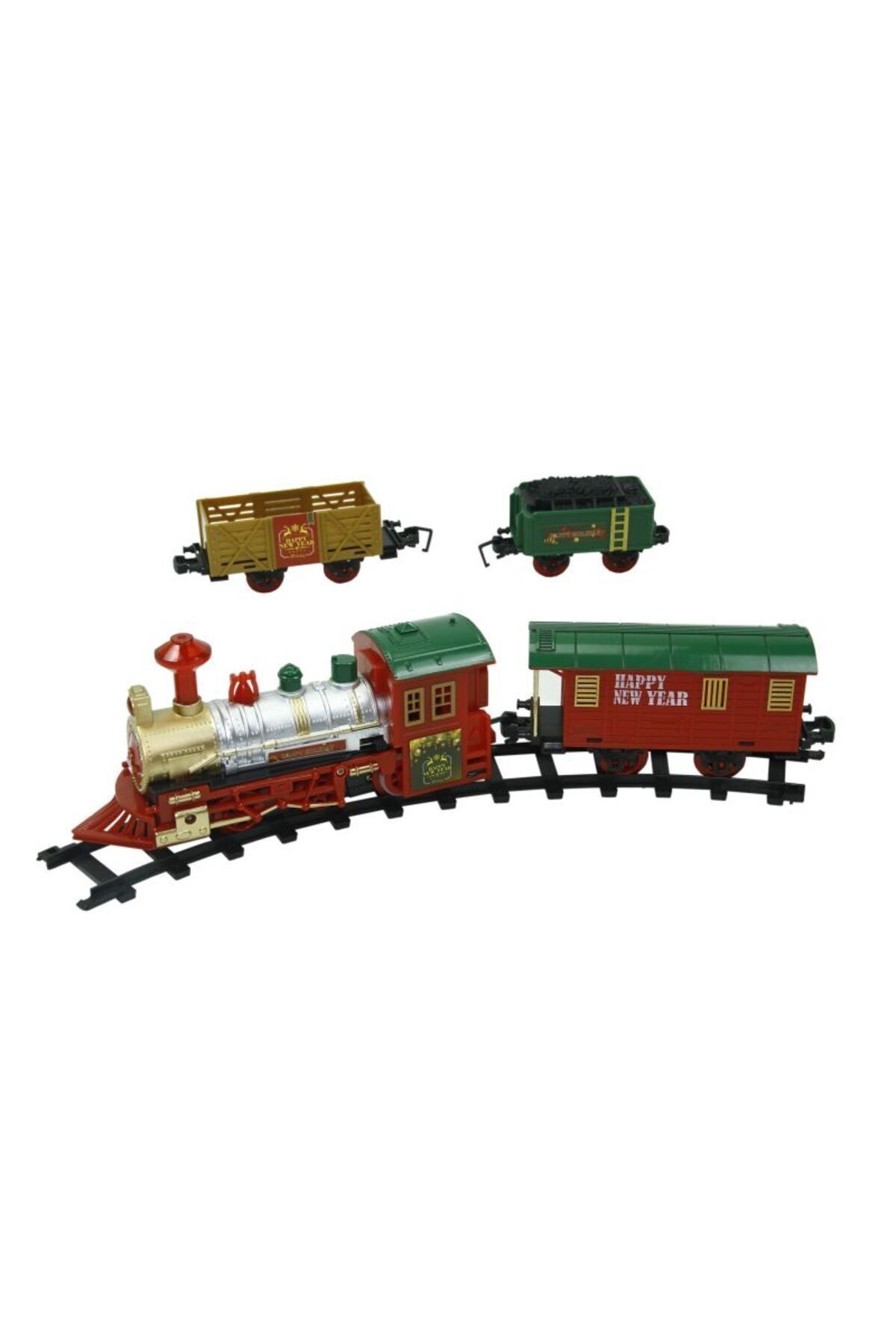 Classic Luxury Train Set Toy Christmas Gift 14 Pieces Toy With Light And Sound