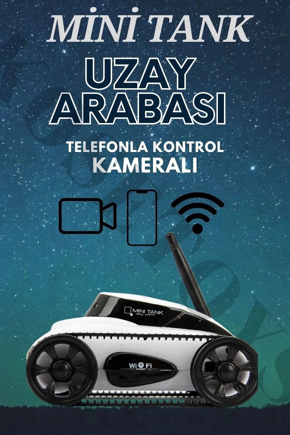 Teknolojik Kameralı Telefon Kontrollü Şarjlı Uzay Arabası Hediyelik Oyuncak Gift Toys