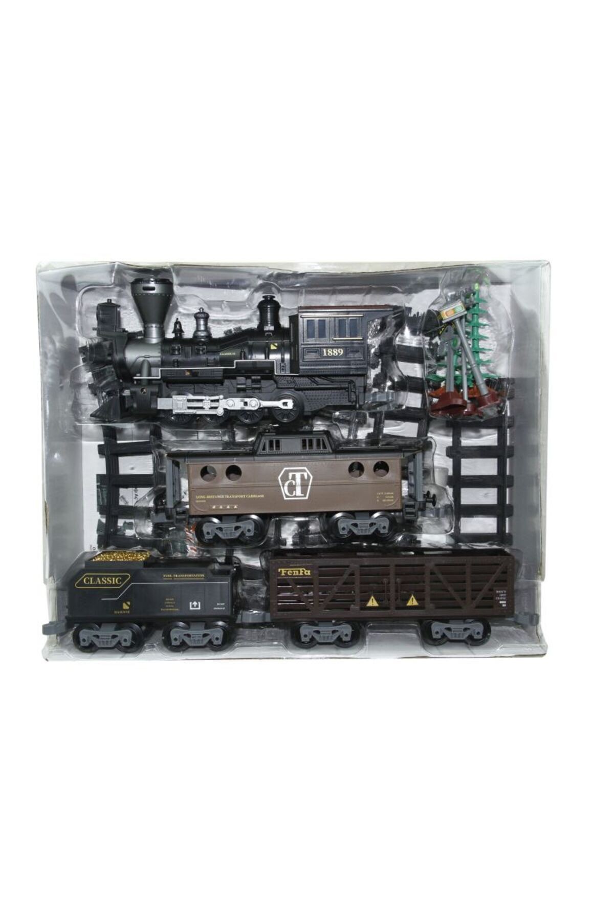 Işıklı Ve Sesli Classic Buharlı Tren Set 30 Parça 135 Cm Oyuncak