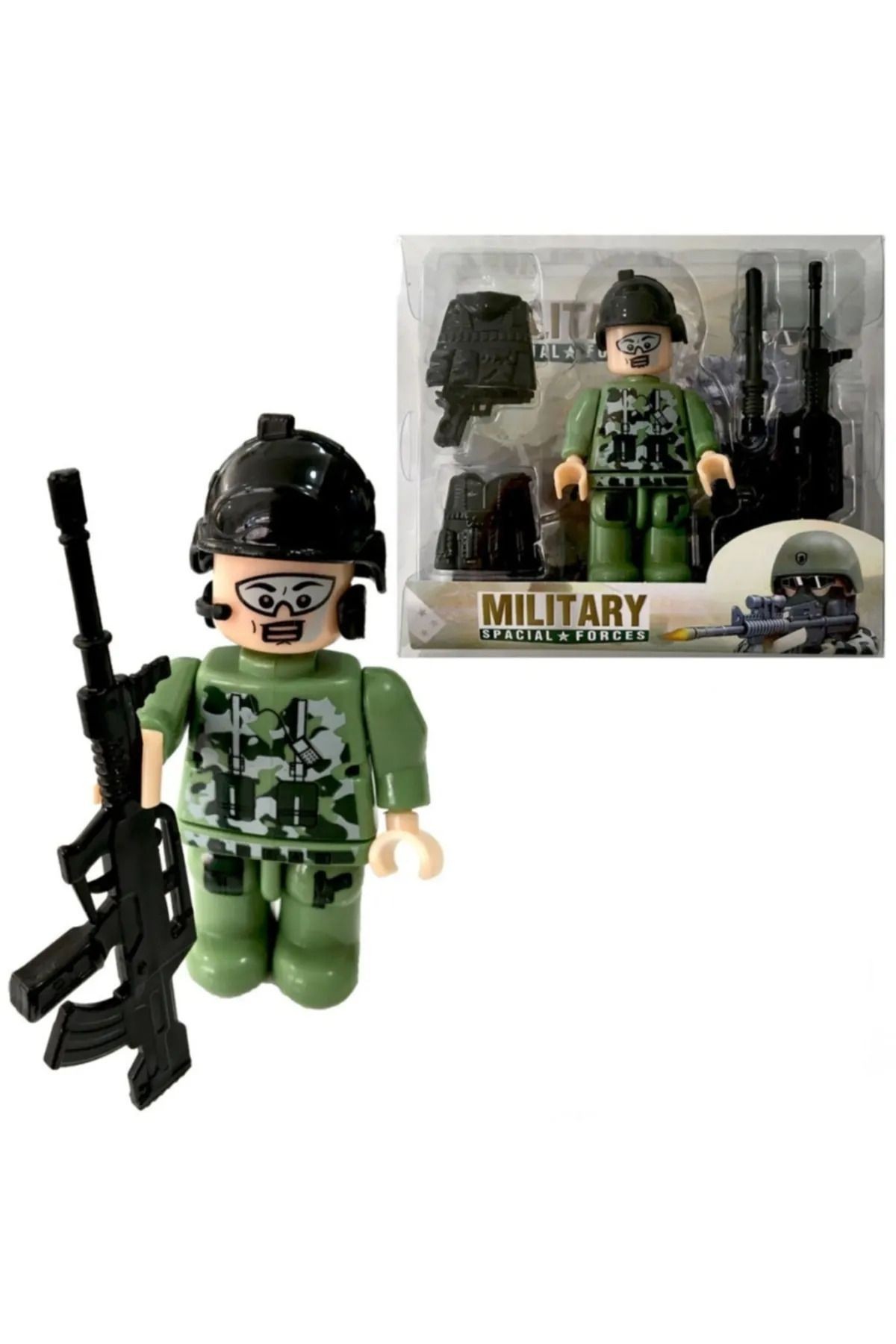 Küçük Asker Özel Kuvvetler Mini Asker Figür Seti 8 CM Minifigür