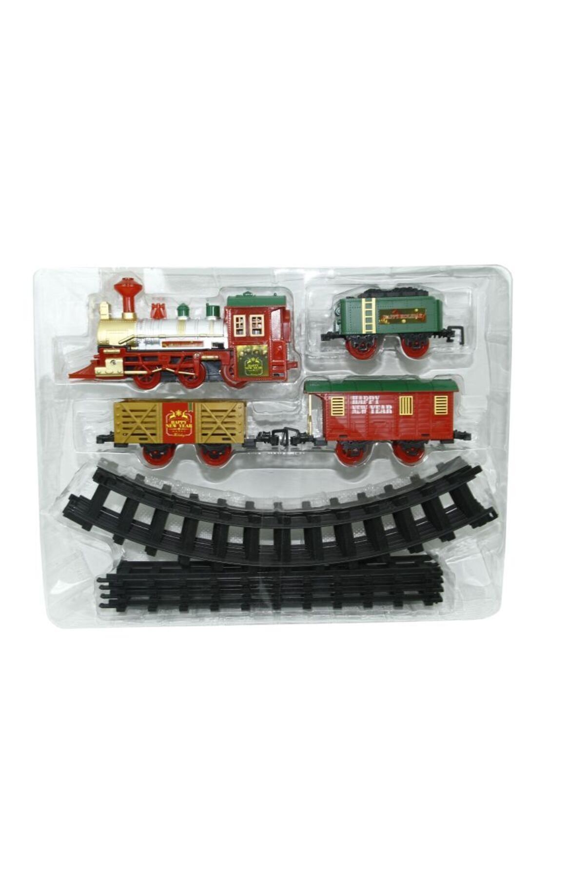 Classic Luxury Train Set Toy Christmas Gift 14 Pieces Toy With Light And Sound