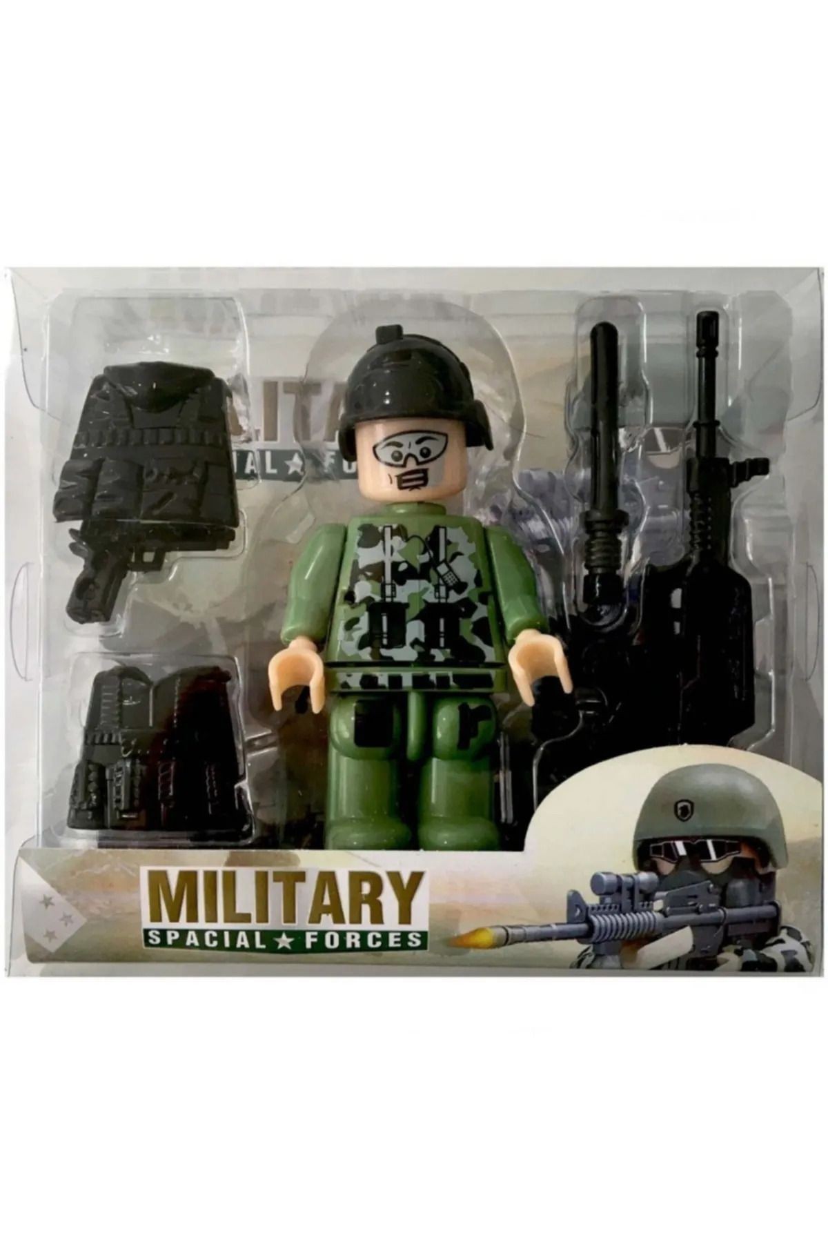 Küçük Asker Özel Kuvvetler Mini Asker Figür Seti 8 CM Minifigür