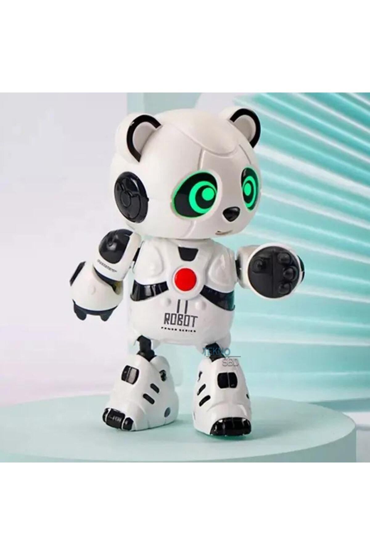 Akıllı Panda Söylediklerini Tekrar Etsinses Kayıt Edip Konuşan Şarjlı Oyuncak Robot Hediyelik Toys