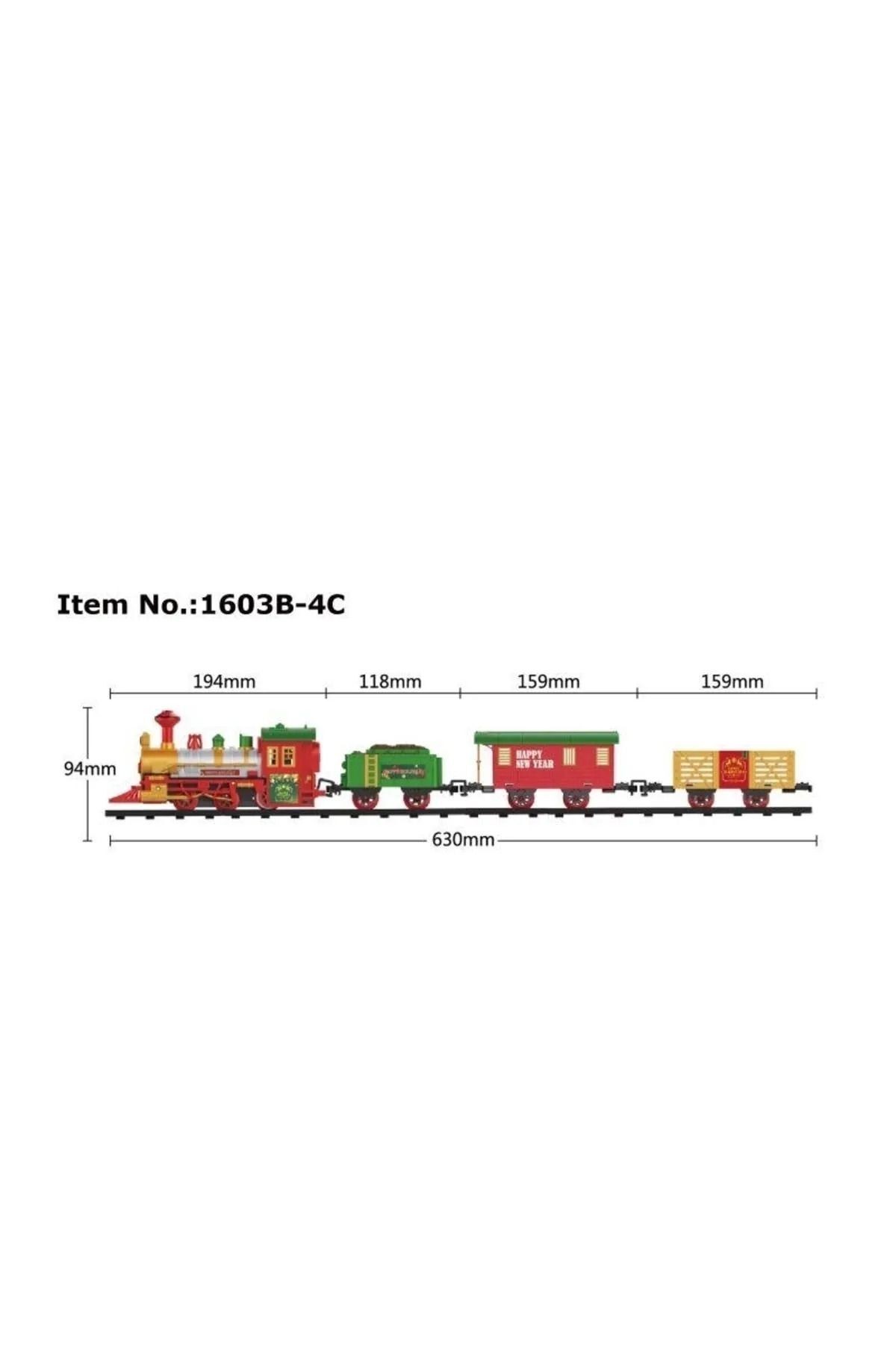 Classic Luxury Train Set Toy Christmas Gift 14 Pieces Toy With Light And Sound