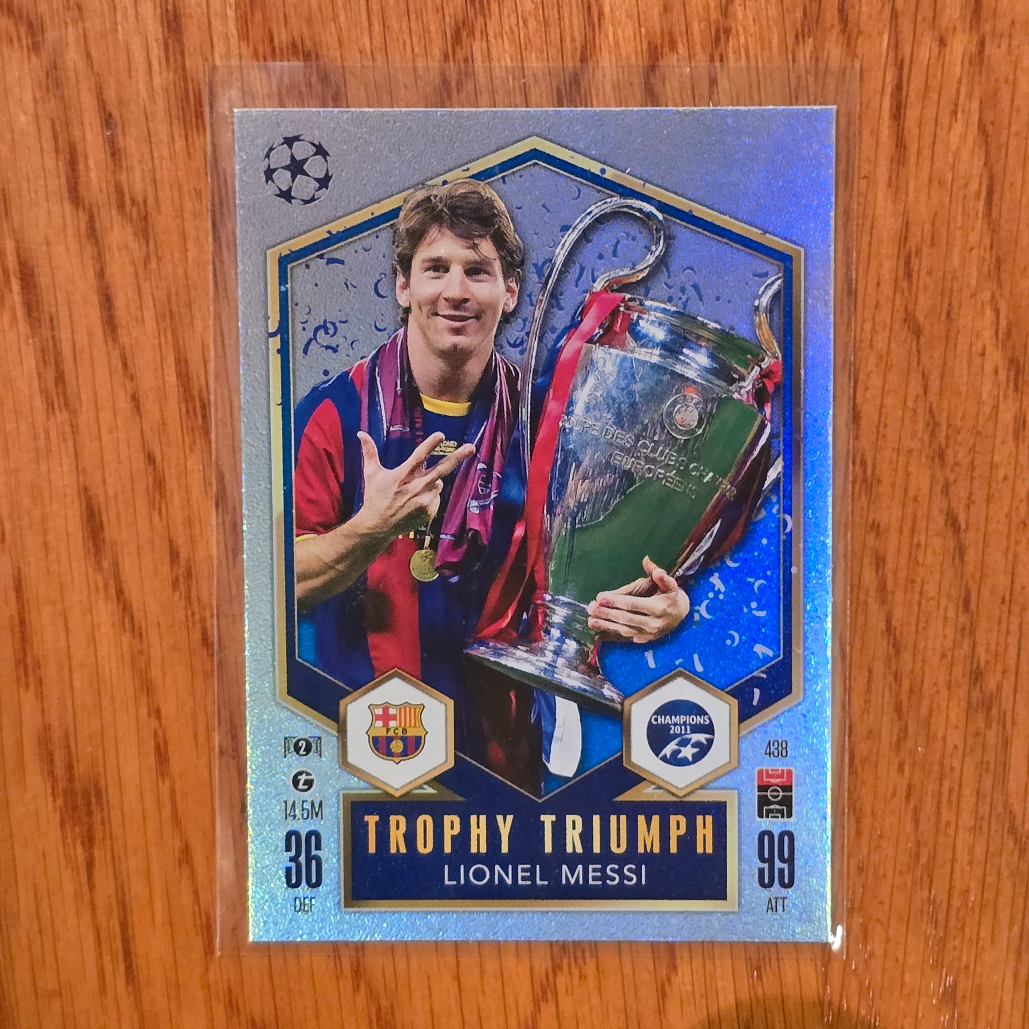 Messi Topps Topps Lionel Messi Trophy Triumph Oyun Kartı