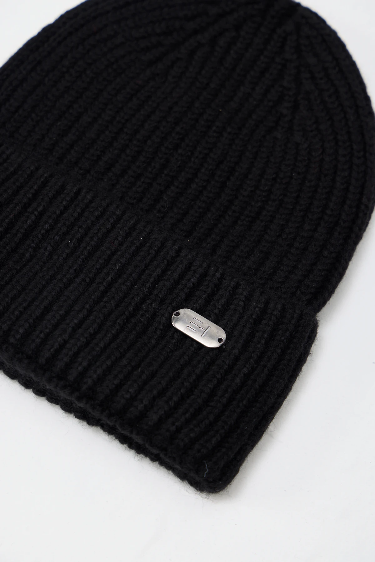 Everhold Signature Rib Örgü Bere - Siyah