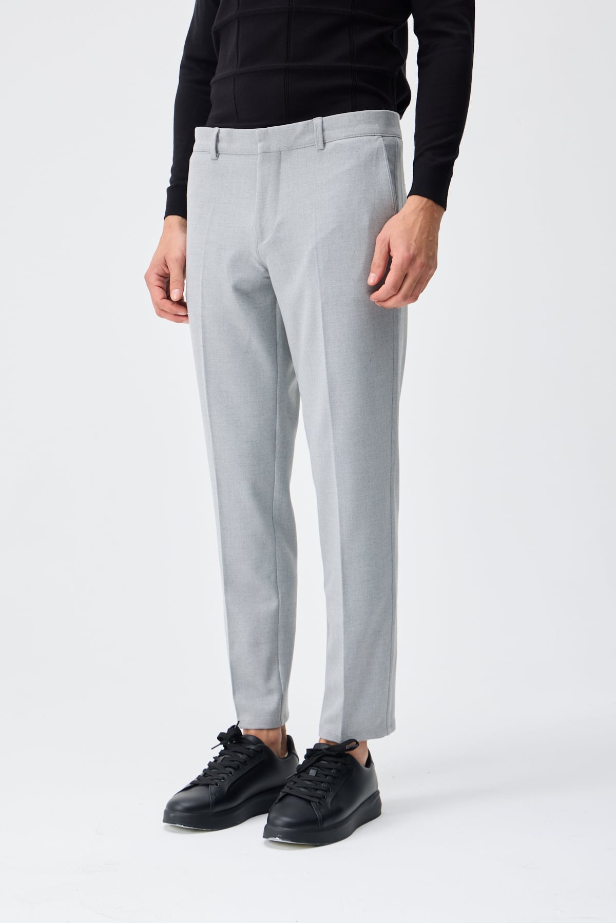 Flanel Pantolon - Gri