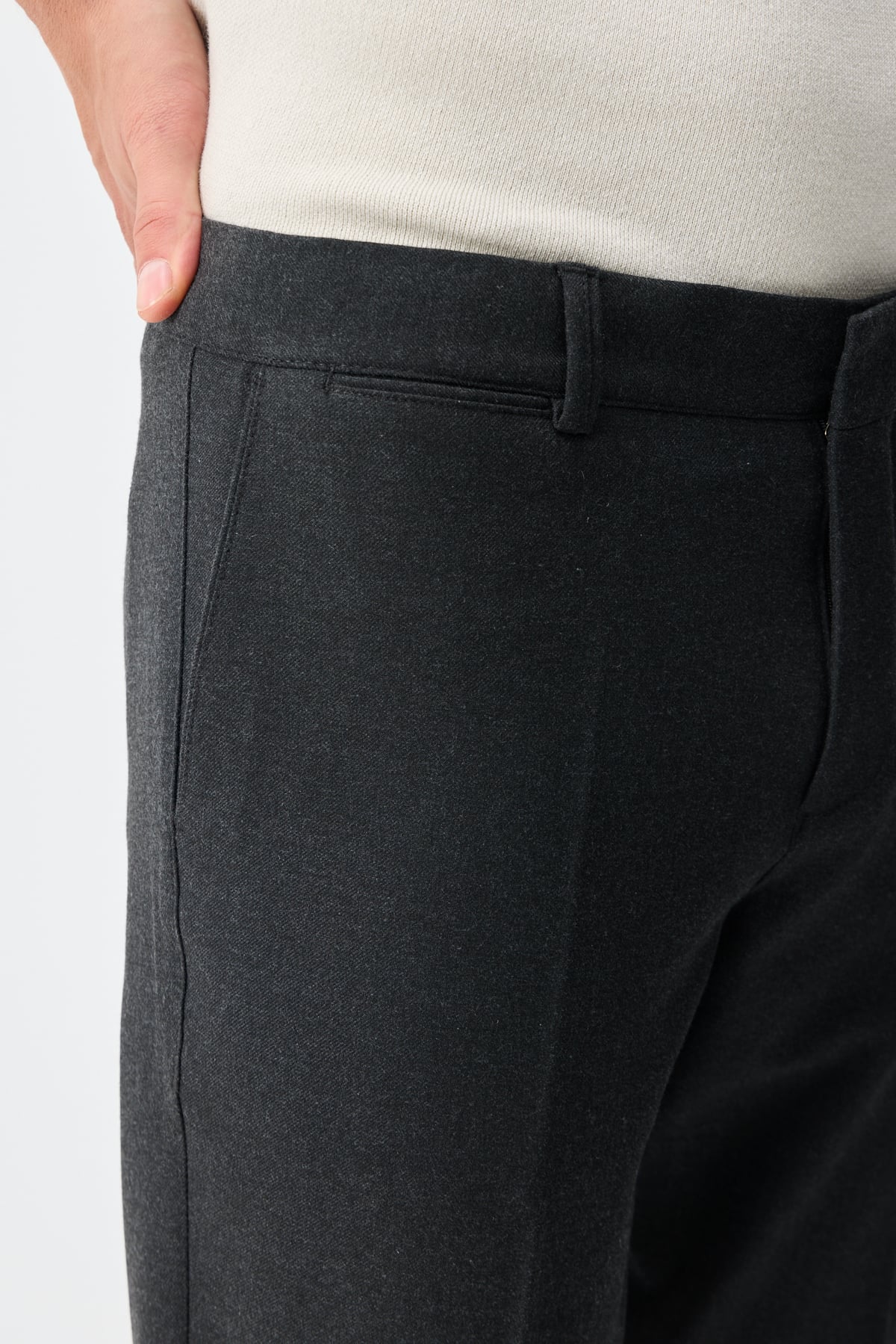 Flanel Pantolon - Antrasit