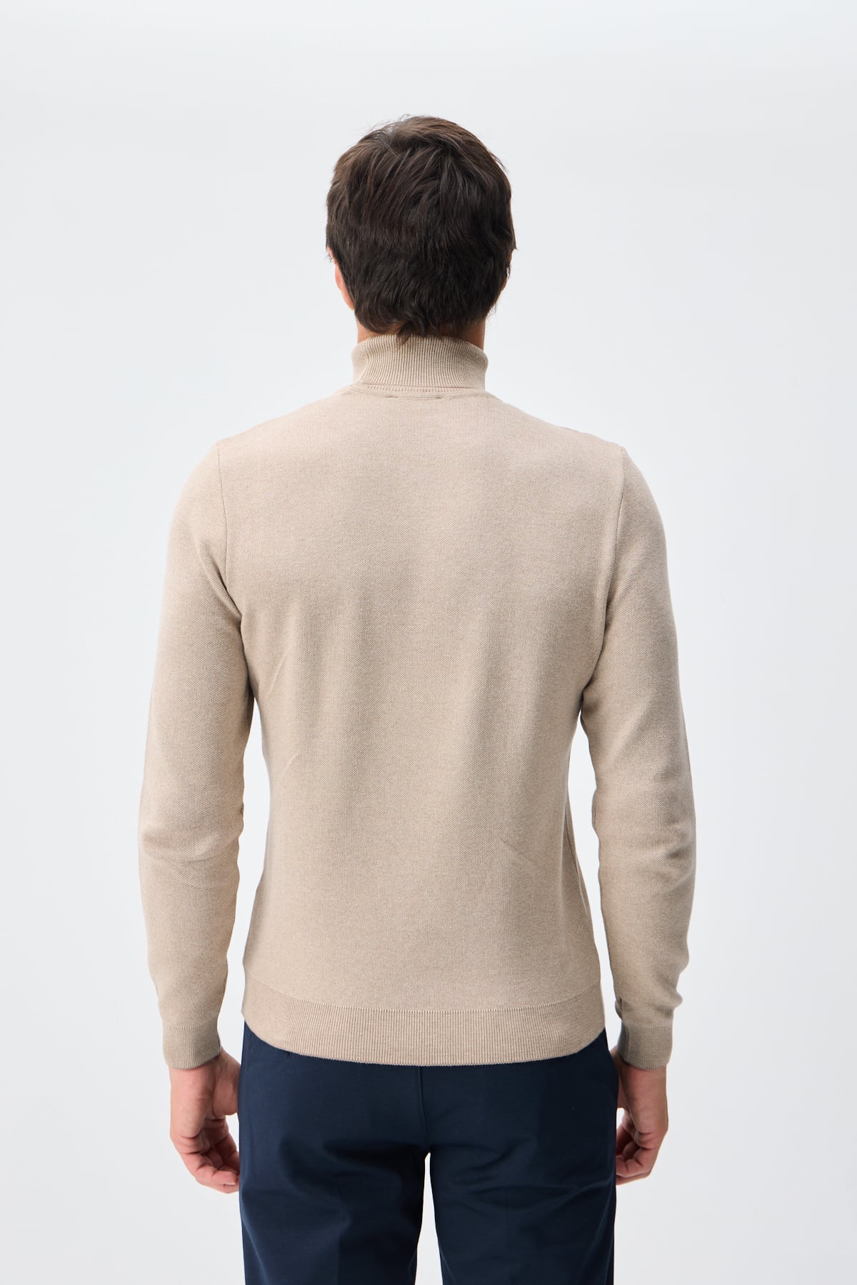 Bi-Stretch Nervürlü Pantolon - Lacivert