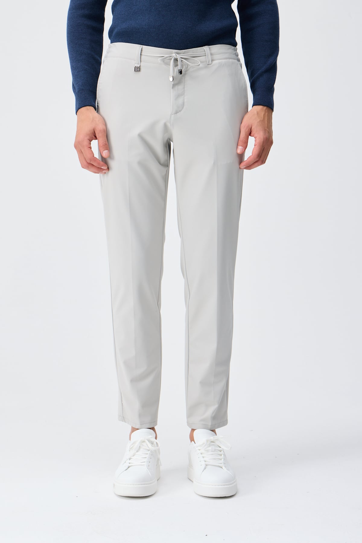 Poliamid Esnek Jogger Pantolon - Taş