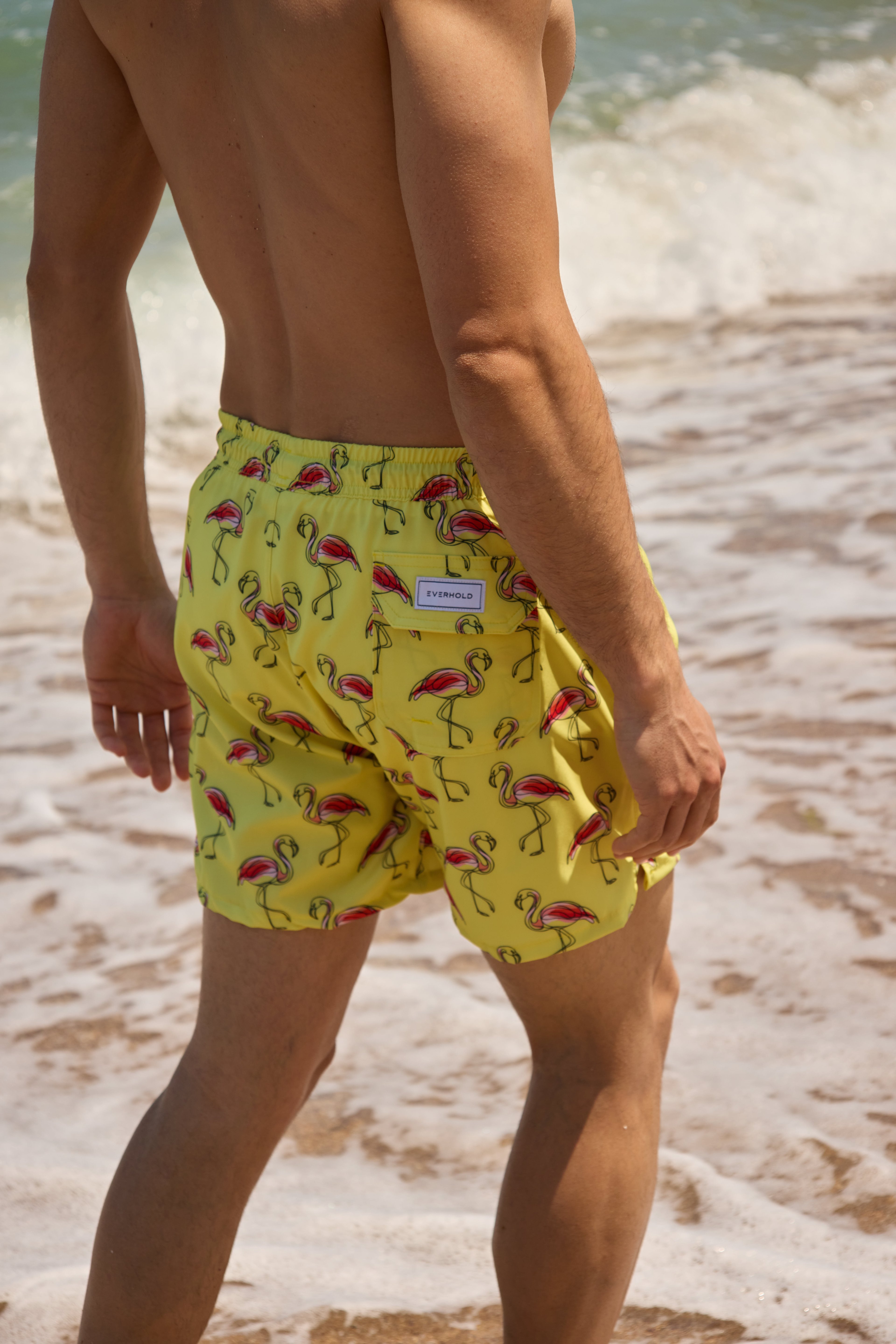 Yellow Flamingo Flex Erkek Deniz Şortu