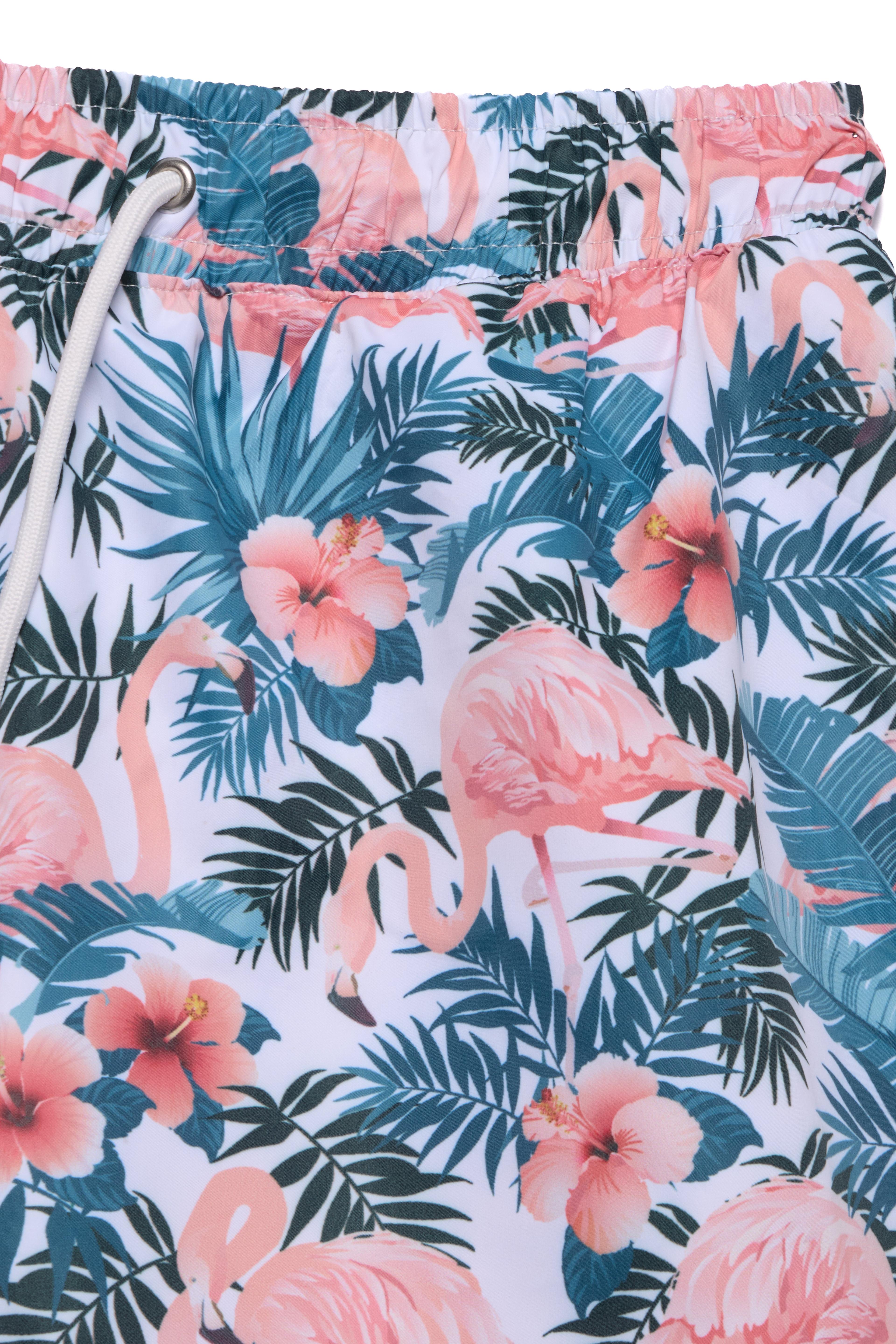 Pink Flamingo Erkek Deniz Şortu