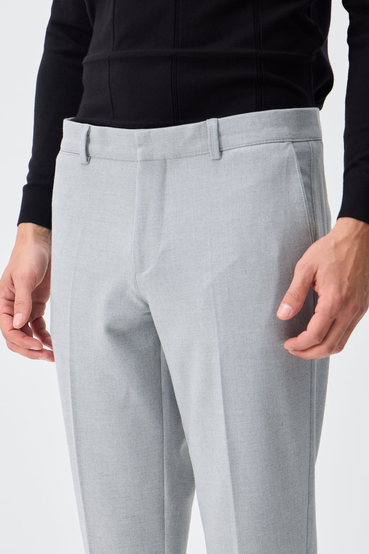 Flanel Pantolon - Gri