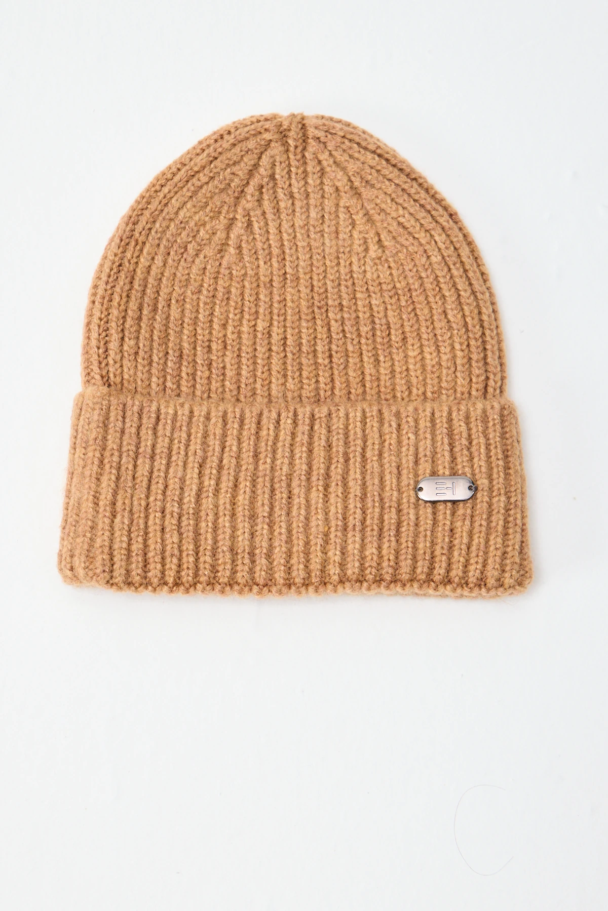 Everhold Signature Rib Örgü Bere - Vizon