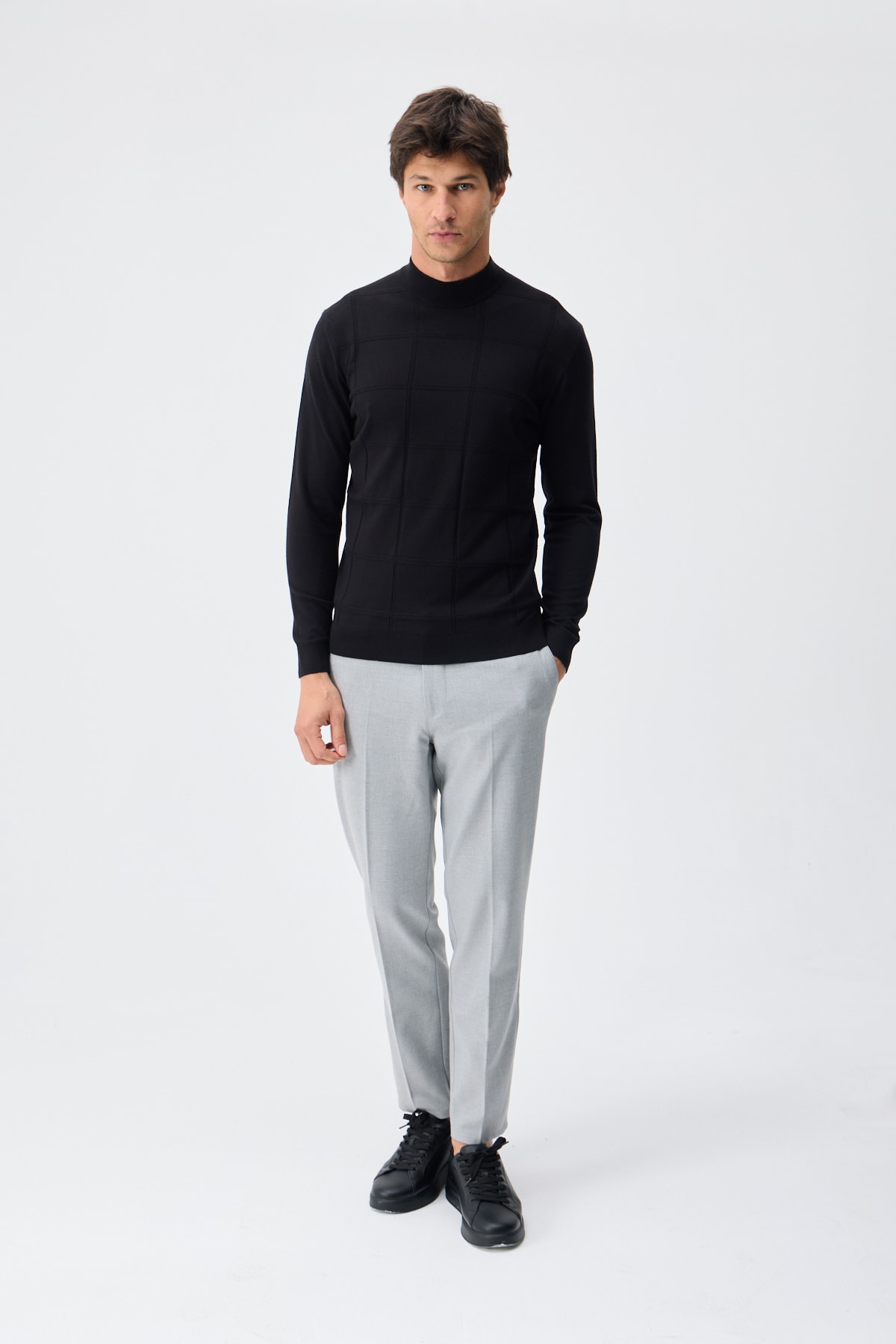 Flanel Pantolon - Gri