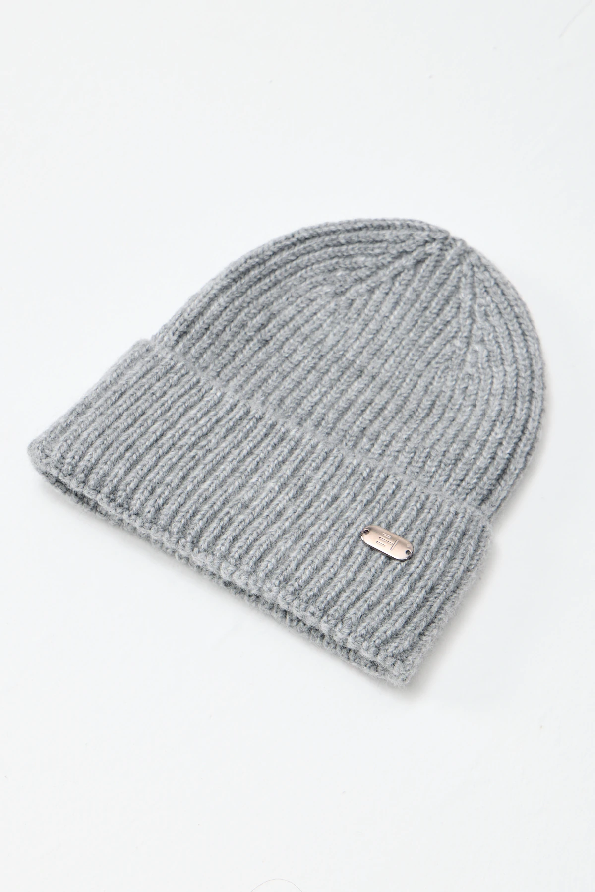 Everhold Signature Rib Örgü Bere - Gri