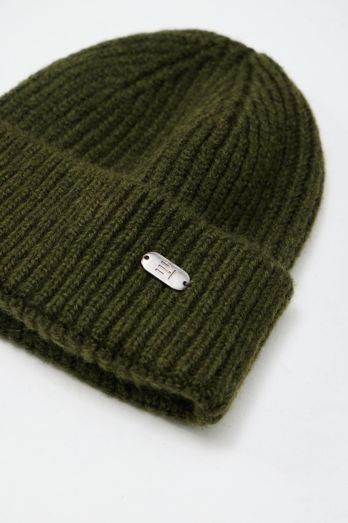 Everhold Signature Rib Örgü Bere - Haki