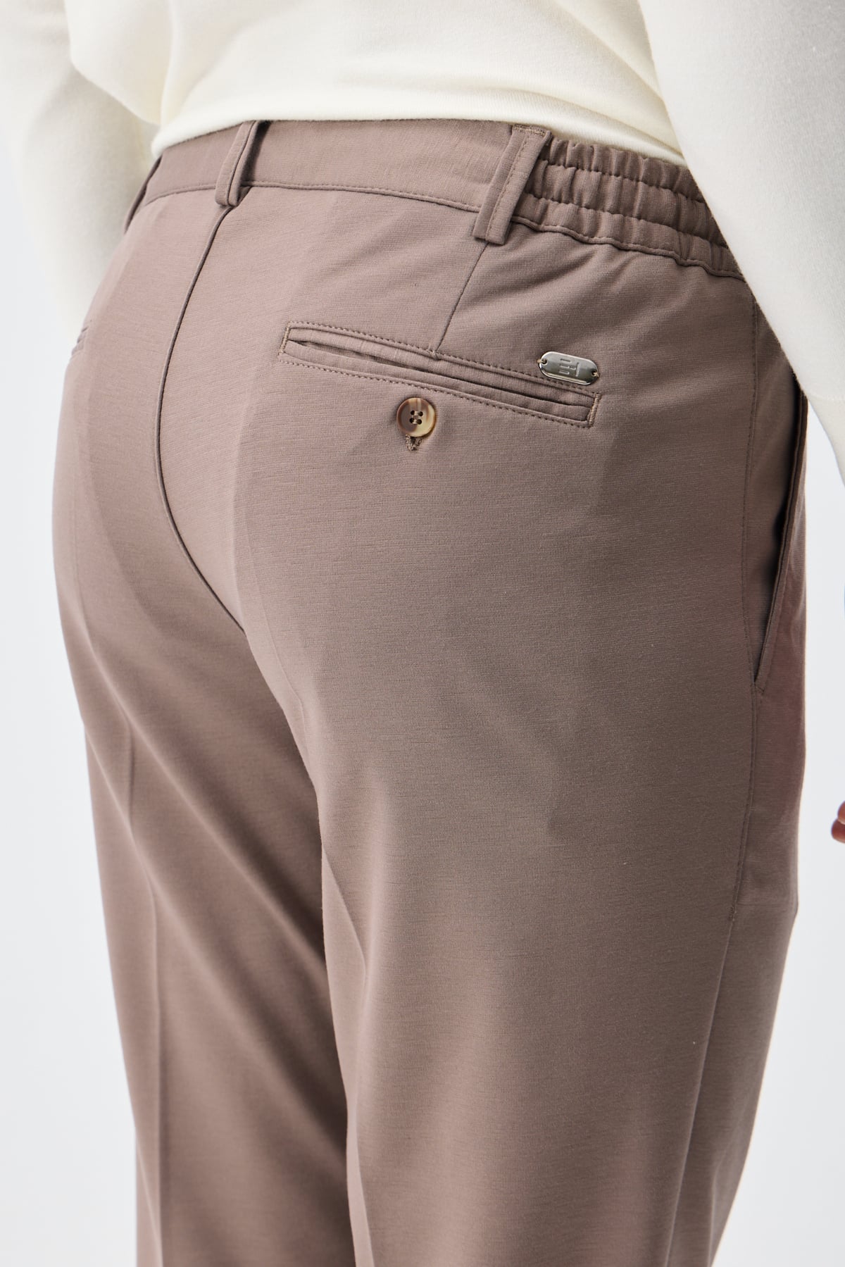 Bi-Stretch Nervürlü Pantolon - A.Kahverengi