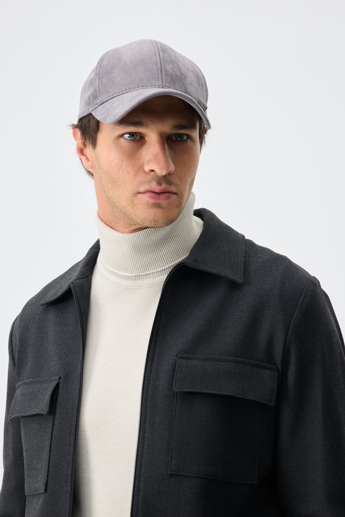 Astarlı Teknik Overshirt Ceket - Antrasit