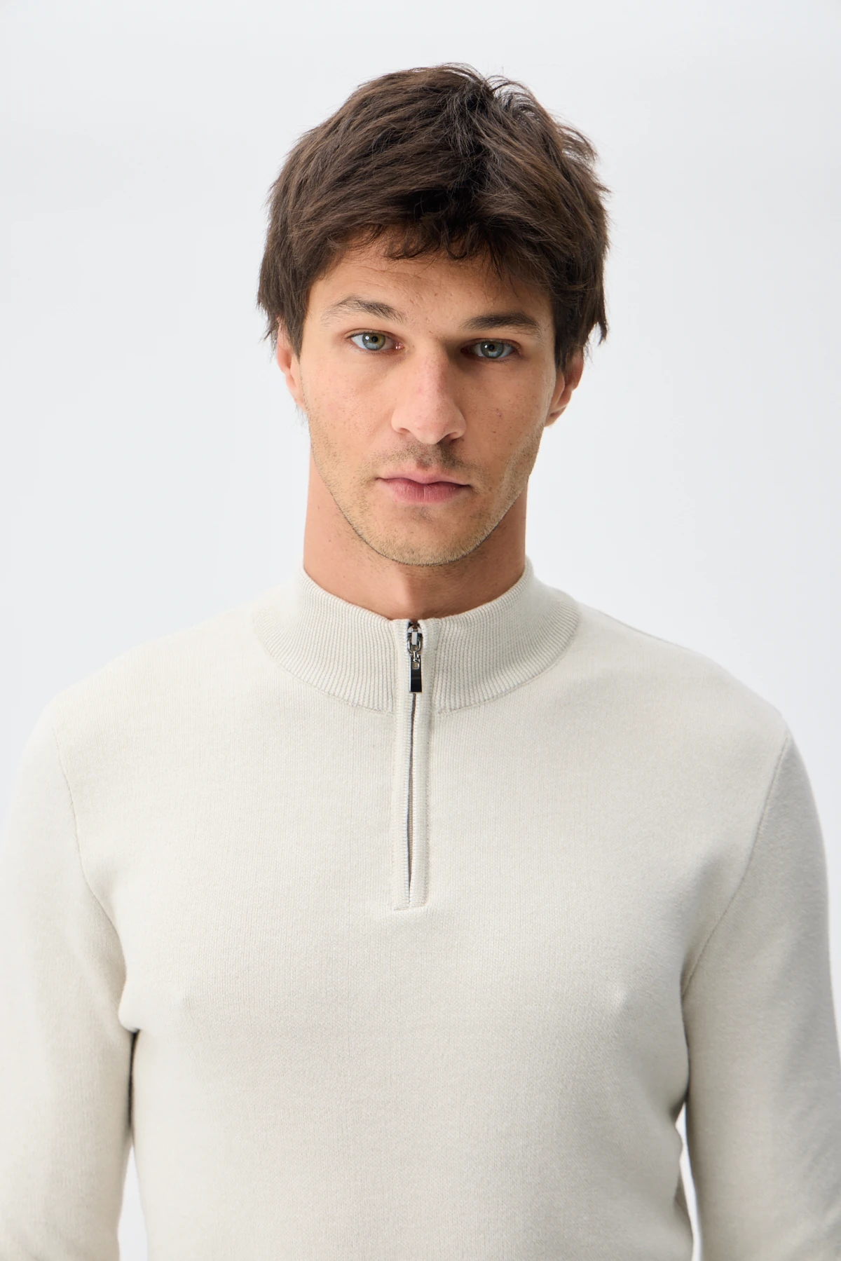 Yarım Fermuarlı Triko