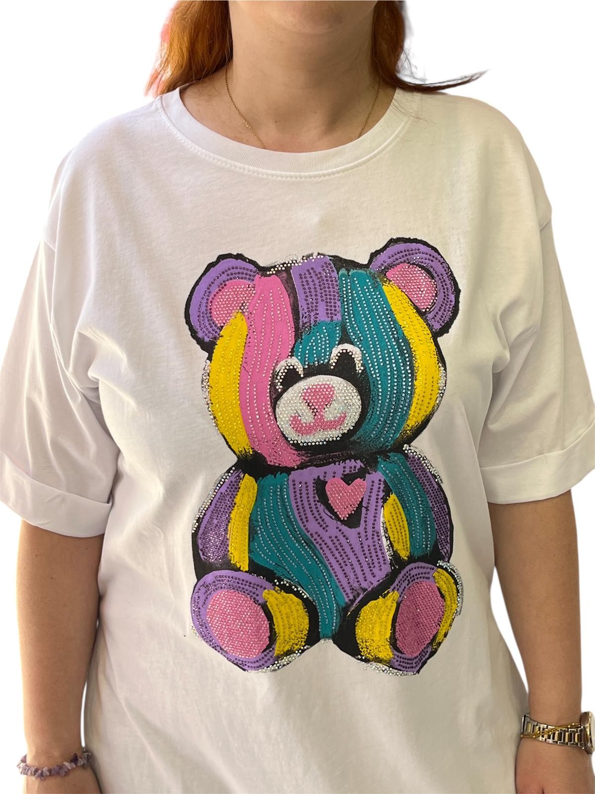 Renkli Teddy Tişört