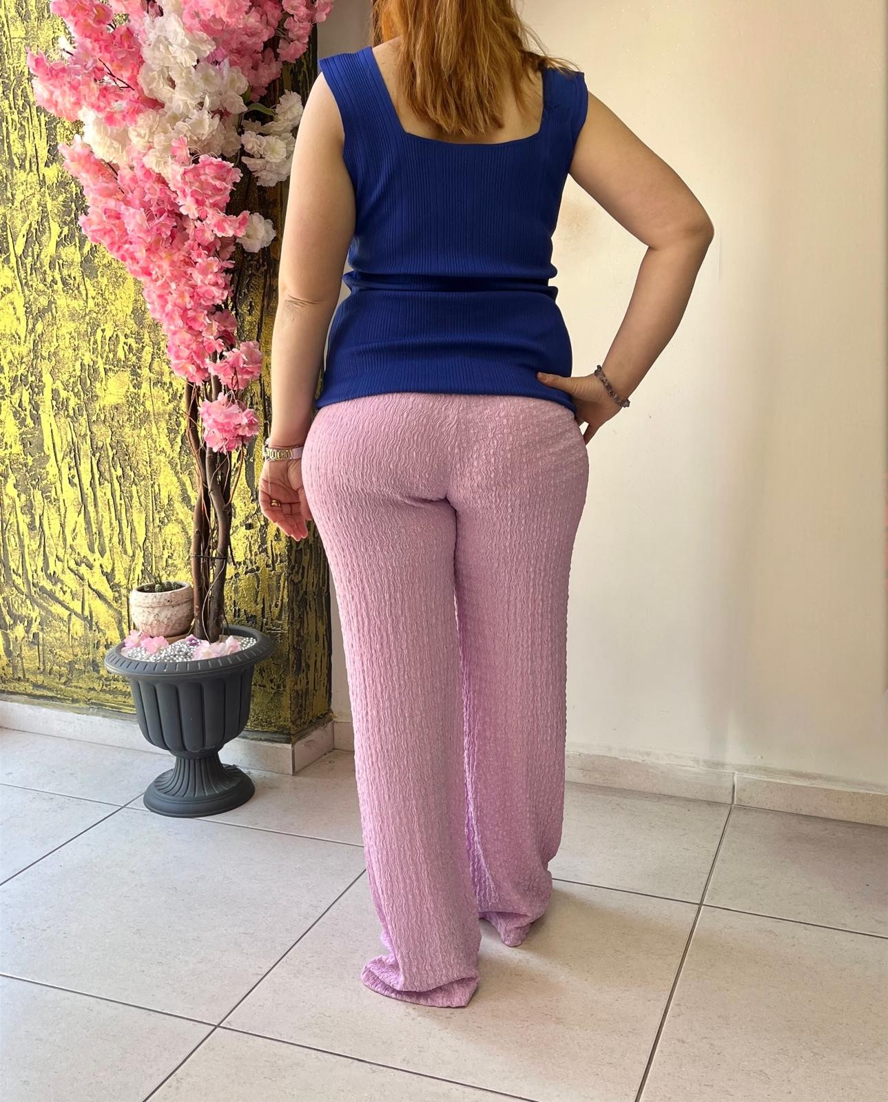 Salaş Pantolon Lila