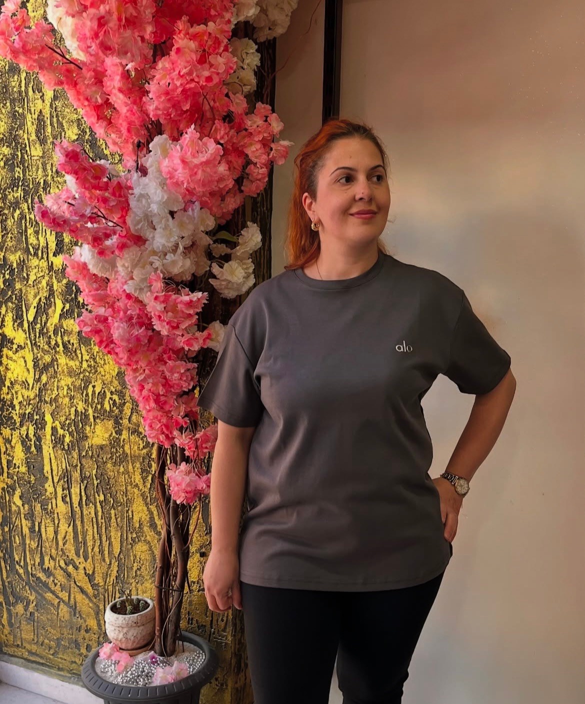 ‘’alo’’ Baskı Detaylı Premium Kalite Tişört 