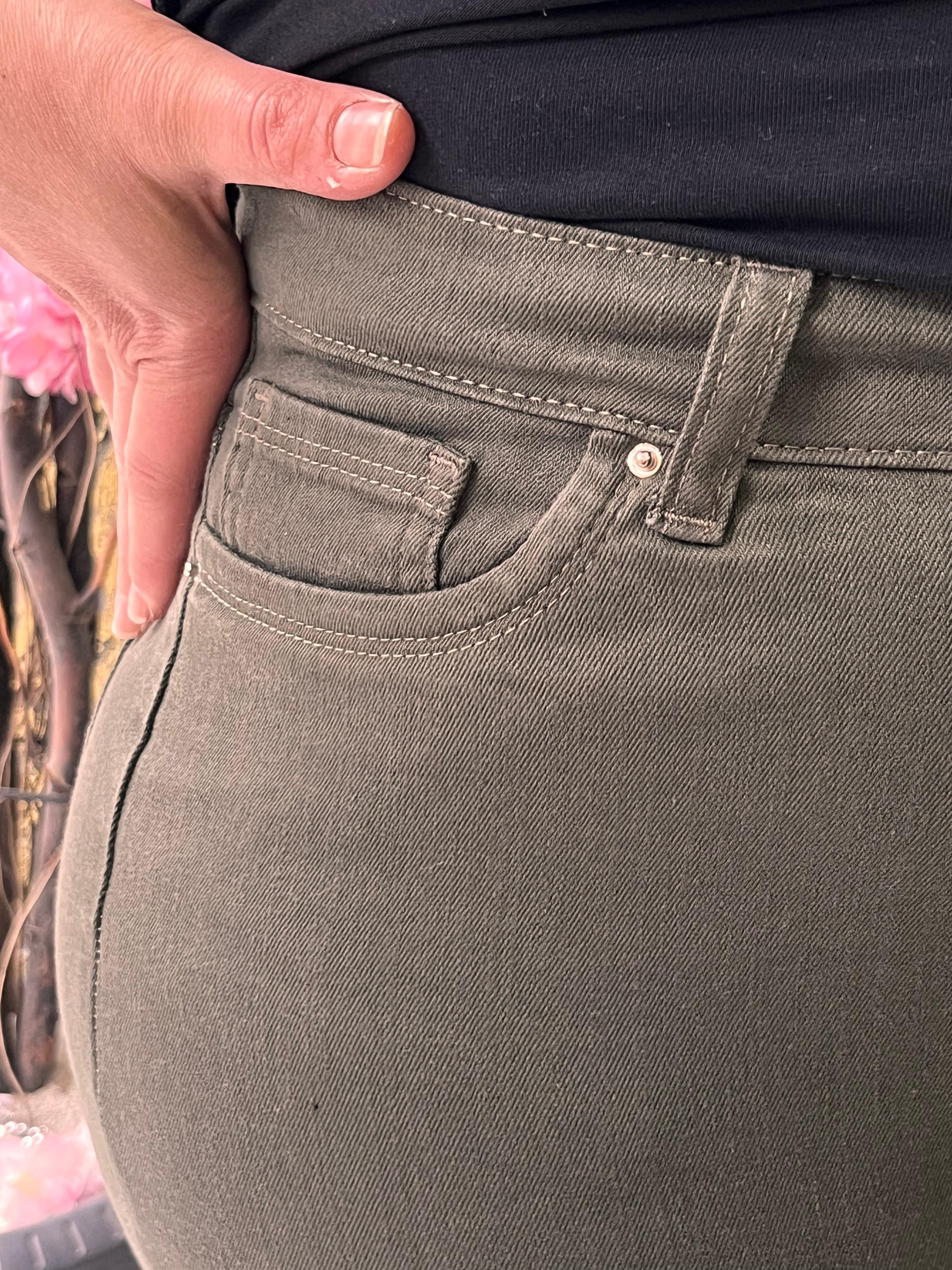Yeşil Jean Pantolon 