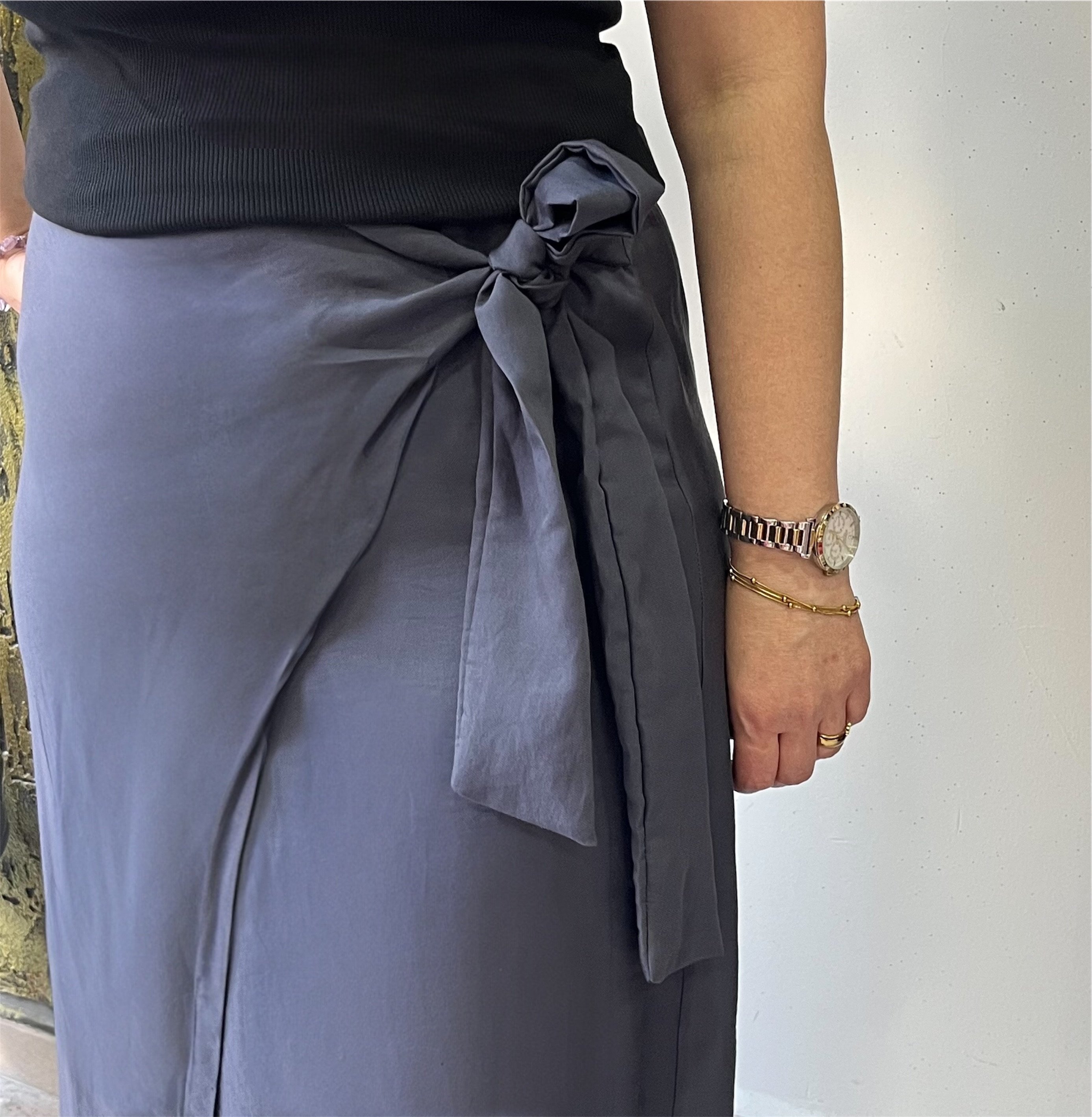 Cotton Bağlama Detaylı Şık Etek 