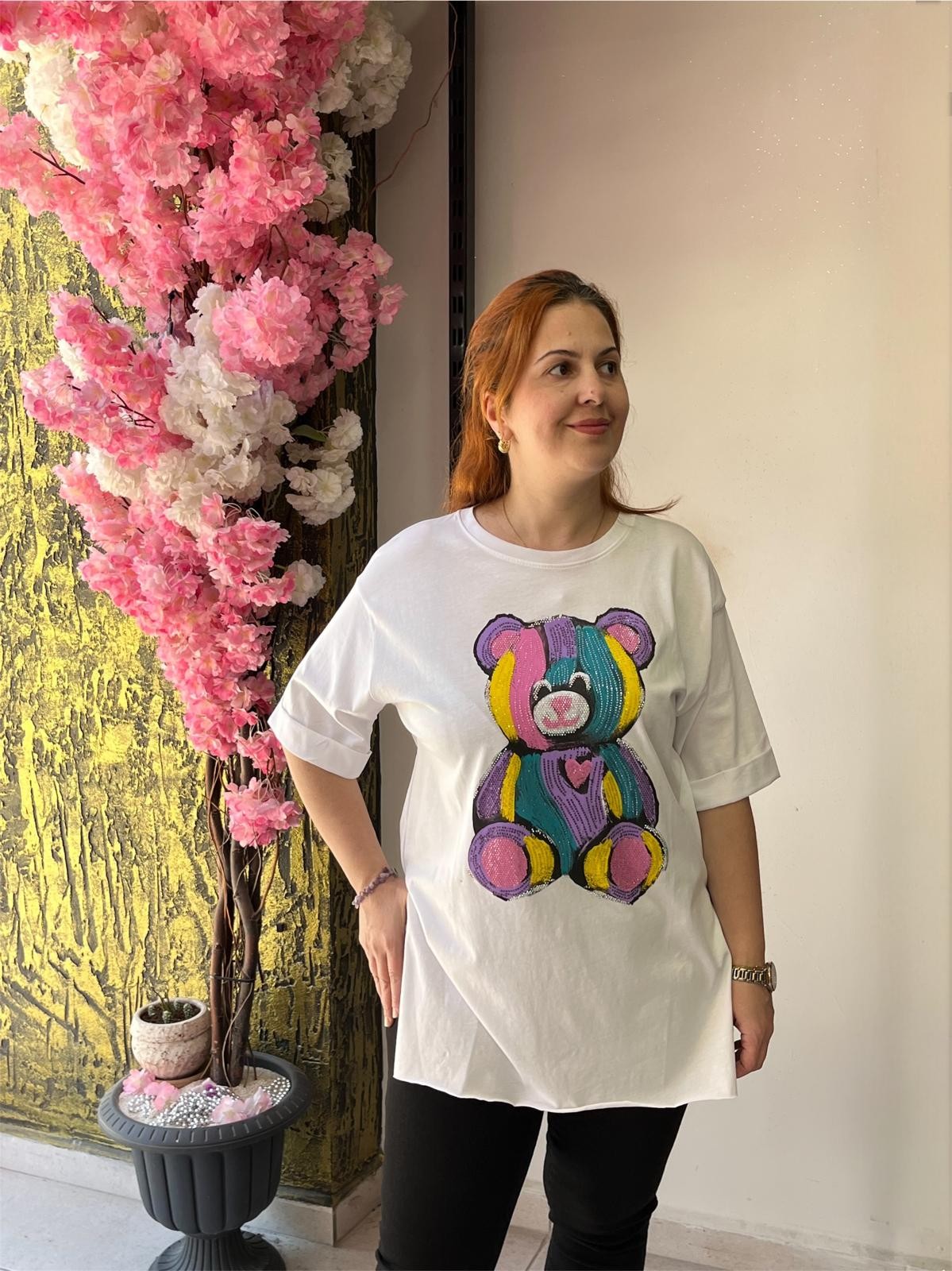 Renkli Teddy Tişört